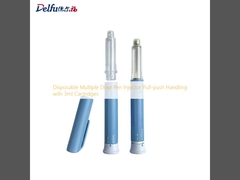 Stylo injecteur multidose jetable avec manipulation push-pull pour cartouches de 3 ml