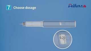 Stylo injecteur automatique Delfu, livraison facile de médicaments