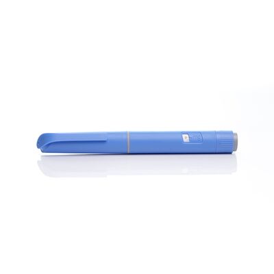 Plume injectable jetable avec dosage réglable et rotation interne pour des injections précises