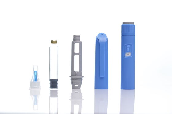 Stylo injecteur automatique à rétraction automatique de l'aiguille utilisant du plastique de qualité médicale et de l'acier inoxydable pour une injection sûre