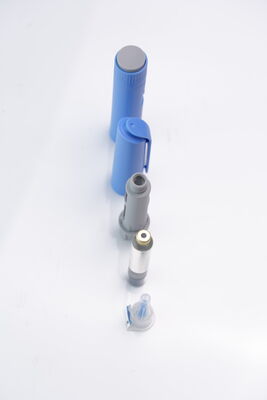 Stylo injecteur automatique avec une durée de conservation de 24 mois, rétraction automatique de l'aiguille et construction en plastique et acier inoxydable de qualité médicale
