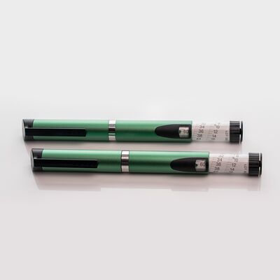 Erreurs de perfusion ±5 pour cent stylo injecteur d'insuline avec coque en plastique durable et type de désinfection infrarouge lointain offrant une thérapie contre le diabète