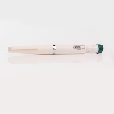 Plume d'insuline pour diabète avec augmentation d'une unité, fenêtre de dosage claire et mécanisme de verrouillage de la dose pour un dosage précis