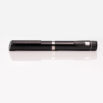 Plume d'insuline pour diabète avec un mécanisme de verrouillage de la dose et une fenêtre de dose claire pour une injection d'insuline précise