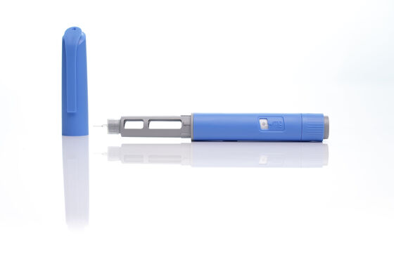 Plume d'injection automatique avec rétraction automatique de l'aiguille et durée de conservation de 24 mois Fabriquée en plastique de qualité médicale et en acier inoxydable